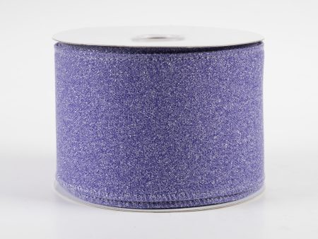 2.5  Crystal Shine Ribbon: Purple (10 Yards) Hot on Sale