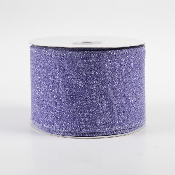 2.5  Crystal Shine Ribbon: Purple (10 Yards) Hot on Sale