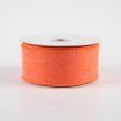 1.5  Crystal Shine Ribbon: Orange (10 Yards) For Discount