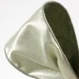 4  Deluxe Velvet Satin Backing Ribbon: Sage Green (10 Yards) For Sale