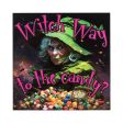 9  Waterproof Sign: Witch Way to the Candy Online Sale