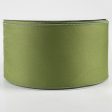 4  Diagonal Weave Fabric Ribbon: Moss Green (50 Yards) Online Hot Sale