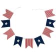 [D Stevens] 72  Canvas Bunting USA Flags Garland Online Sale