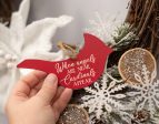 5.5  Metal Ornament Sign: Cardinals Appear Online