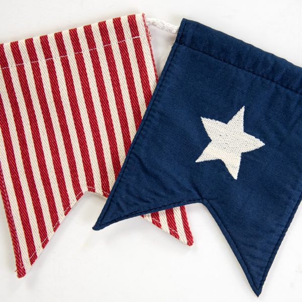 [D Stevens] 72  Canvas Bunting USA Flags Garland Online Sale