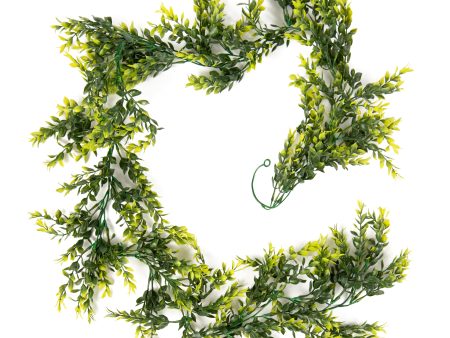 6  Tea Leaf Garland: Green Online Sale