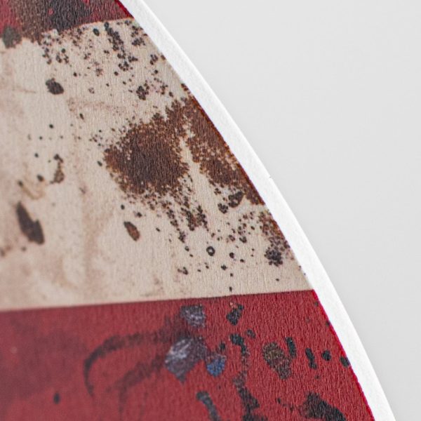 8.5  Round Waterproof Accent: American Flag Eagle Online now