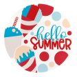 9.4  Round Waterproof Sign: Hello Summer Snowcones For Discount