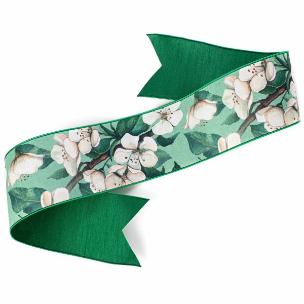 [D Stevens] 6  Dupioni Apple Blossom Ribbon Sash Online Hot Sale