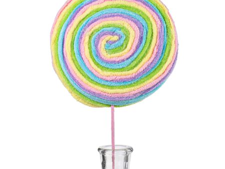 20  Spiral Lollipop Pick: Lavender Pastel Multi Fashion