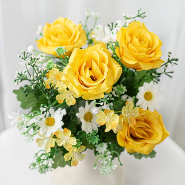 18  Rose & Daisy Bush: Yellow on Sale