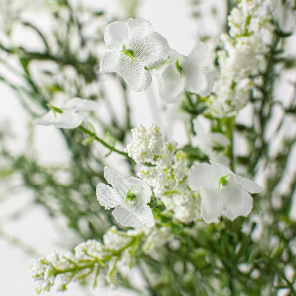 18  Baby s Breath & Lavender Filler Bush: White Online now