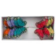 4  Flower Pattern Butterfly Wired Ornaments (Set of 12) Sale