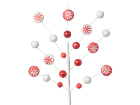 18  Peppermint Spray: Red & White Online Sale