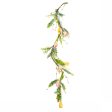 4  Tulip & Greenery Garland: Peach & Yellow Online Hot Sale