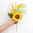 18  Sunflower & Greenery Filler Pick on Sale