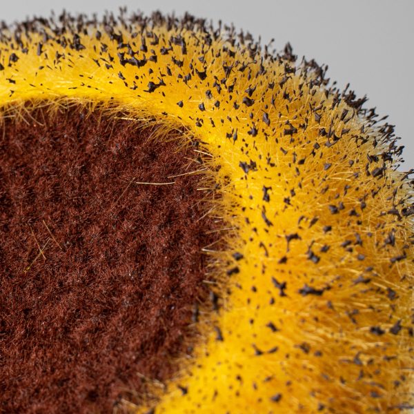 6.25  Fuzzy Flower Head: Yellow & Brown on Sale