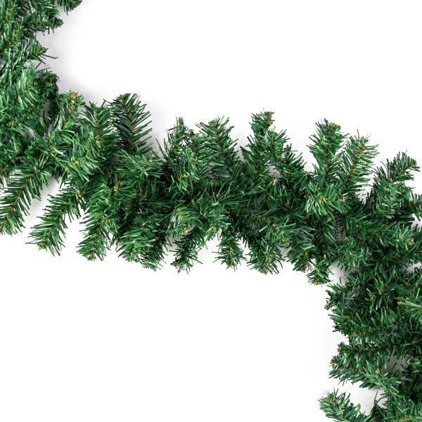 9  x 8  PVC Pine Garland: Two-Tone Green (201 Tips) Hot on Sale