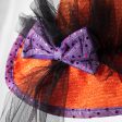 Witch Hat, Legs & Broom Wreath Accent Kit: Black, Orange & Purple For Cheap