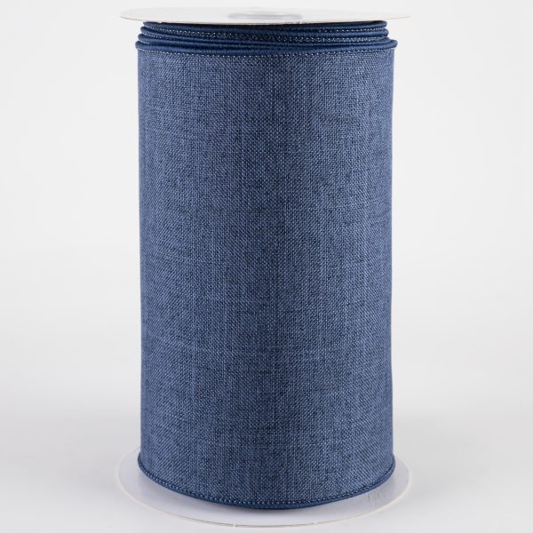 6  Royal Canvas Ribbon: Navy Blue (10 Yards) Online