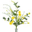 21  Spring Daisy Eucalyptus Spray: Yellow & Green Cheap