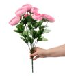 20  Ranunculus Bush: Pink (12 Stem) For Sale