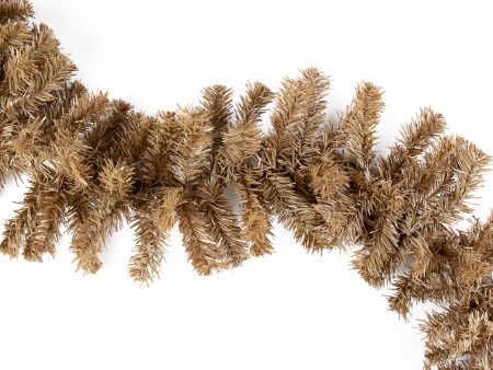 9  PVC Pine Garland: Burlap Tan (201 Tips) Cheap