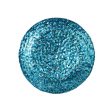 7  Glitter Flower Head: Turquoise Online Hot Sale