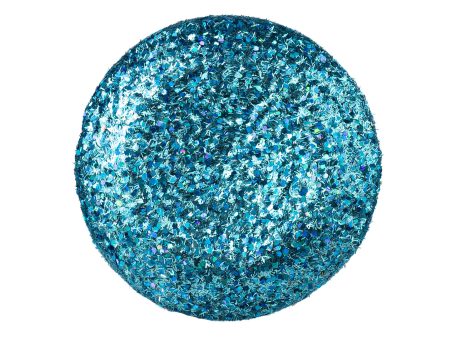 7  Glitter Flower Head: Turquoise Online Hot Sale