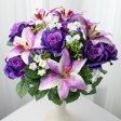 22  Tiger Lily, Rose, Peach Blossom Bush: Purple Online Sale