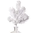 18  Flocked White Pine Pick Fashion