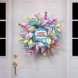 8.5  Round Waterproof Sign: Pink & Blue Merry Christmas Fashion