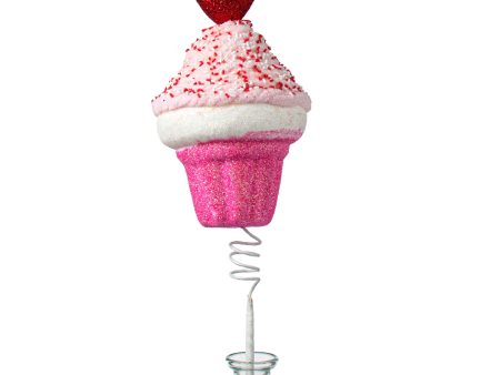 18  Heart Cupcake Pick: Pink & Red Discount