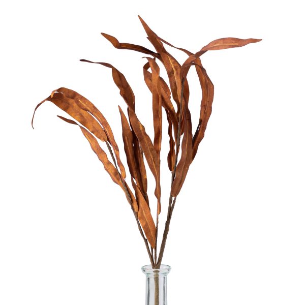 18  Foam Willow Leaves Pick: Brown Online Sale