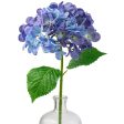 19  Deluxe Mophead Hydrangea Spray: Blue, Purple Online Sale