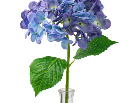 19  Deluxe Mophead Hydrangea Spray: Blue, Purple Online Sale