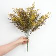 18  Plastic Grass Bush: Yellow & Brown Online