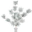 17  Flocked Split Pine Spray Discount