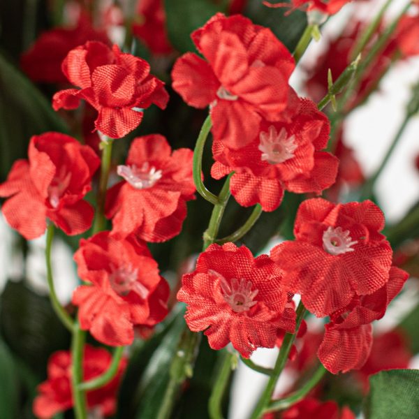 19  Colorfast Double Baby s Breath: Red For Discount