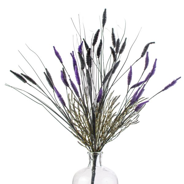 22  Cattail Filler Bush: Purple & Black For Cheap