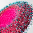 6.25  Fuzzy Flower Head: Fuchsia & Turquoise Sale