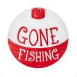 8  Metal Sign: Gone Fishing Bobber on Sale