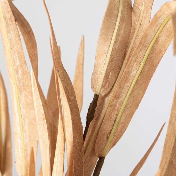 18  Foam Willow Leaves Pick: Beige Hot on Sale