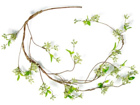 62  Seeded Berry Vine Garland: Light Green Online Hot Sale