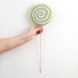 20  Spiral Lollipop Pick: Lavender Pastel Multi Fashion