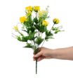 18  Rose & Lily Bush: Yellow (12 Stem) For Discount