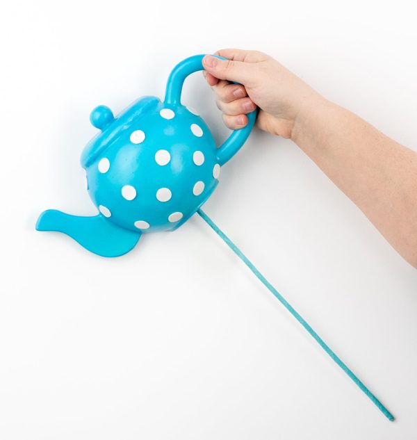 18  Polkadot Tea Pot Pick: Blue on Sale