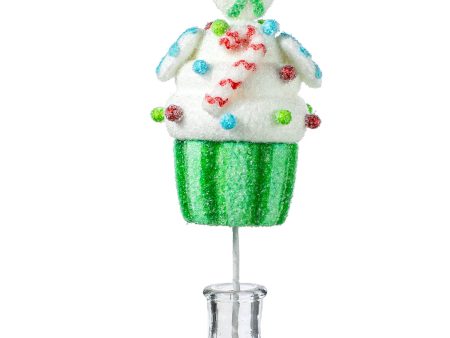 16  Candy Cupcake Pick: Green Cheap