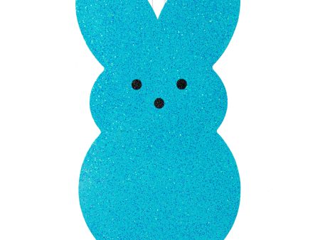 20  Glittered Polyfoam Sugar Bunny: Turquoise For Cheap