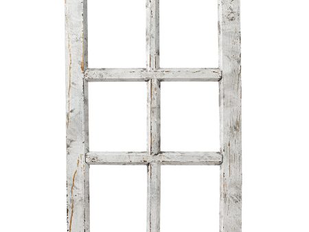 20  Decorative Wood Window: Antique Grey on Sale